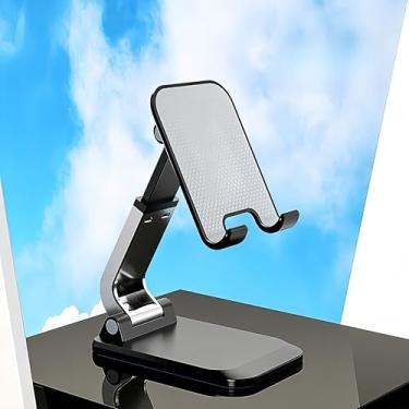 Imagem de Suporte dobrável para celular, totalmente ajustável, dobrável, base compatível com telefone 16 15 14 13 12 11 Pro Xs Max Xr X 8, Nintendo Switch, todos os telefones