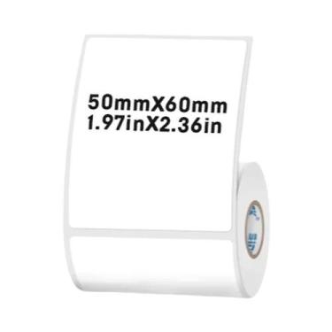 Imagem de Etiqueta Adesiva Térmica Branca De 50mm Para Impressora Phomemo SINMAR