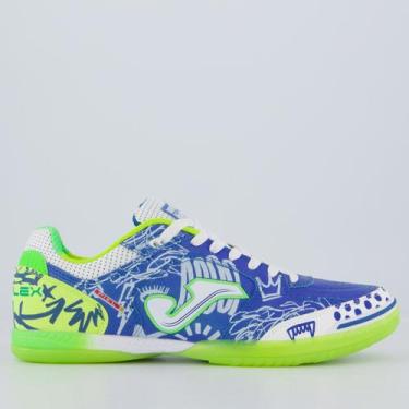 Imagem de Chuteira Joma Top Flex Pito Azul e Verde, 40