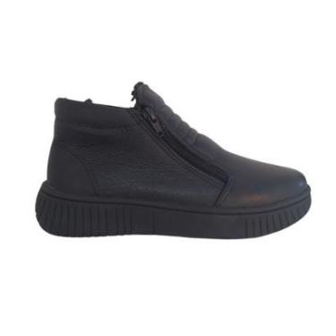 Imagem de Tênis Feminino Forrado De Lã Botinha Flatform Peluciado Pelo-Feminino