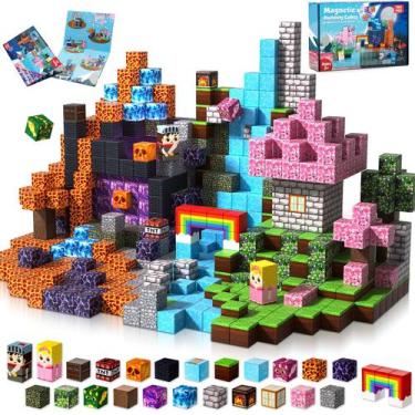 Imagem de Blocos magnéticos Magneverse 150 PCS para crianças de 3 anos ou mais