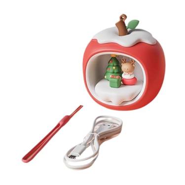 Imagem de Baoblaze Luminária de cabeceira natalina com controle por toque, ideal para quarto infantil ou adolescente. Perfeita para presentear meninos e meninas.