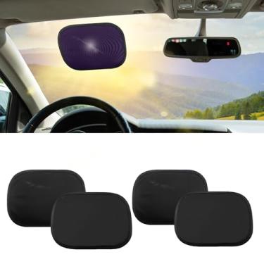 Imagem de Lyxheth 4 peças de persianas de janela de carro para bebê, para-sol de carro, para-sol aderente para janela e para-brisa de carros, proteção contra brilho solar, acessórios automotivos, ajuste