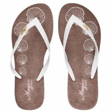 Imagem de Chinelo Feminino Praia Slim Adulto Concha Magicc CH-246-Feminino