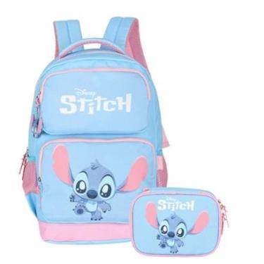Imagem de Kit Mochila De Costas Estojo Box Stitch Luxcel Original-Unissex