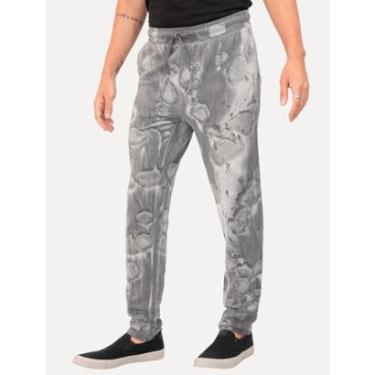 Imagem de Calça John John Moletom Masculina Regular Splash Cinza Médio-Masculino