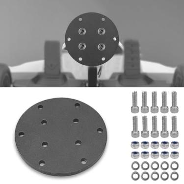 Imagem de YIBEICO Junta adaptador de volante para Ninebot GoKart Kit/Kit 2/Pro, espaçador de 4 furos a 6 furos, kit adaptador de volante resistente, acessórios para Ninebot GoKart
