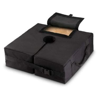 Imagem de Peso Bolsa de Areia Aprovação ao Vento Base com para Pernas Gazebo Camping Paraguas Toldo Sombras Saco Fixo Ancoragem Tendas Fácil Usar Portátil Empilhável Alto- Resistente