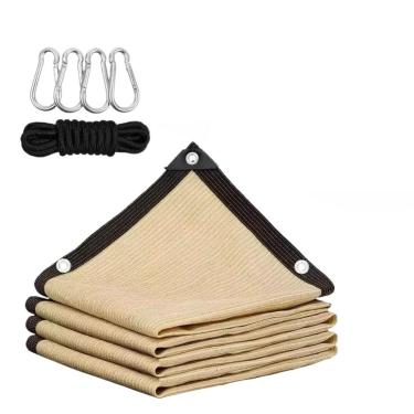 Imagem de Toldo para Area Externa, Tela 6x4m Bainha Reforçada com Llhos Metálicos(Bege（4 * 6m）)