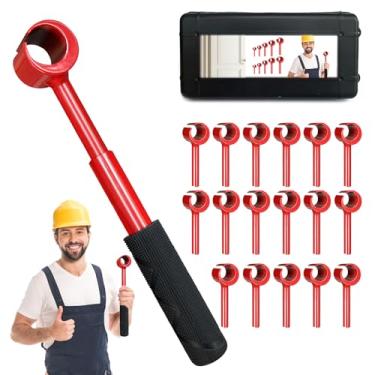 Imagem de Door Hinge Adjustment Tool Kit Door Gap Adjustment Tool for Precise Hinge Gap Adjustment Upgraded Hinge Gap Adjusting Wrench for Installation and Repair of Residential and Commercial-8