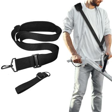 Imagem de ASTIMESA Correia universal para aparador de cordas, alça de ombro ajustável com substituição de almofada para soprador de folhas, escova de arame, cortador de grama