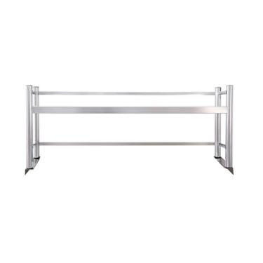 Imagem de Prateleira de aço inoxidável para mesa de trabalho de preparação, prateleiras de armazenamento de cozinha, bancada de suporte de micro-ondas (80 x 30 cm/12,4 x 11,8 pol, 1T)