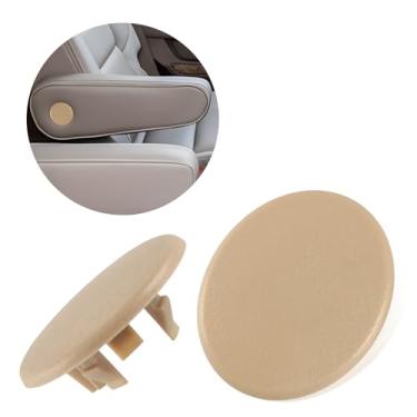 Imagem de Linsdala 2 peças de tampa de apoio de braço para assento de carro, compatível com Chevy Tahoe, Cadillac Escalade, Suburban, Yukon, acessórios de assento de descanso de braço, 15279689 substituição da