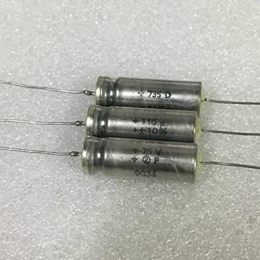 Imagem de Acessórios Eletrônicos Série 735D 110UF 75V Líquido Tântalo Prata Óleo Capacitor Eletrolítico de Tântalo 1 Peça Circuito de Controle