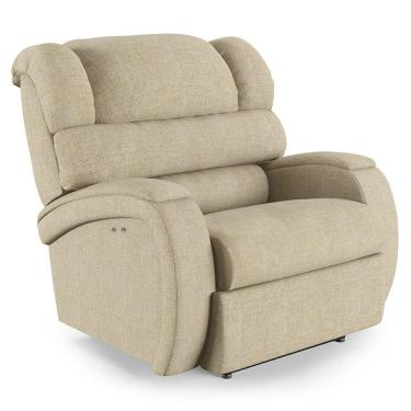 Imagem de Poltrona Do Papai Reclinável Napoli Power Touch Massagem Linho Fh1 Bege