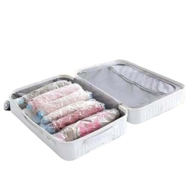 Imagem de Saco à Vácuo para Armazenamento, PVC, 130x80cm, Impermeável, Reutilizável, Proteção contra Umidade, 1 Unidade