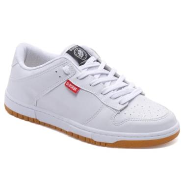 Imagem de Tênis casual com uma pegada Street Skate Wear, totalmente confortável e resistente. (Branco, BR, Adulto, Numérico, 40)