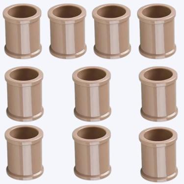 Imagem de Luva PVC 50mm Soldável Conexão Encanamento | Akato | Kit 10 Un