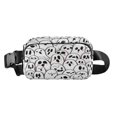 Imagem de CEBUGI Mini pochetes de caminhada para homens e mulheres, lindas pochetes modernas resistentes à água com cinto ajustável para treino, viagem, corrida