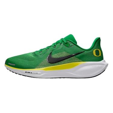Imagem de Nike Oregon Pegasus 41 Tênis de corrida masculino College Road (verde maçã/amarelo/preto), Verde maçã/amarelo/preto, 47