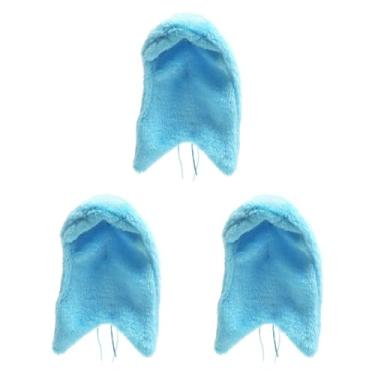 Imagem de Ｂｅｓｇａ Conjunto de 3 Cobertores para Gaiola de Pássaros: Cama Quente E Removível, Abrigo Aconchegante, E Brinquedo Suspenso para Periquitos em Clima Fr, Azul Claro