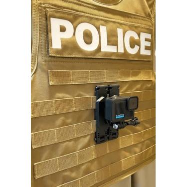 Imagem de Suporte corporal MOLLE para câmera de ação – Suporte tático para alça de ombro e peito (câmera não incluída)