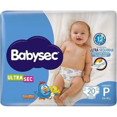 Imagem de Fralda Babysec Ultrasec Mega Galinha Pintadinha P - 24 Unidades