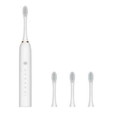 Imagem de Escova Dente Higiene Elétrica Vibratória Recarregável Vibra - Shopbr