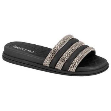 Imagem de Chinelo Feminino Slide Aurora Boreal Preto Beira Rio 8528.203-Feminino