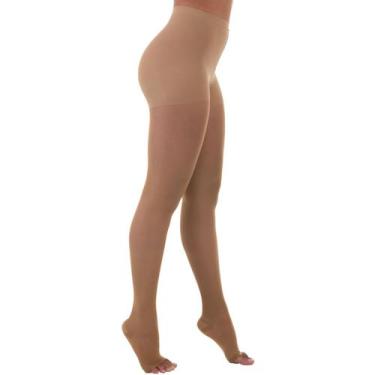 Imagem de Meia-Calça 6000 Venosan - 20-30mmHg - Bronze - Pé Aberto - Tamanho G