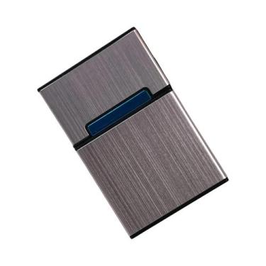 Imagem de Estojo De Cigarros De Alumínio À Prova d'Água, Caixa De Metal Portátil