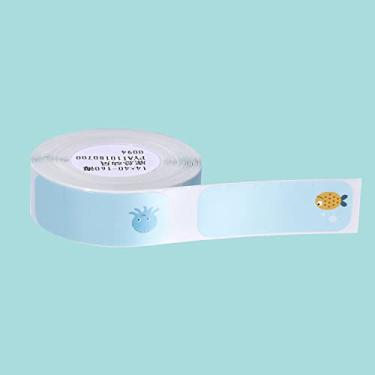 Imagem de Garosa Papel de Etiqueta Térmica, Nome de Código de Barras, Preço, Etiquetas Em Branco, à Prova D'água, Resistente a Rasgos Com Revestimento Protetor, (14x40mm (160 Folhas))