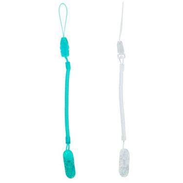 Imagem de Kit 2 Prendedor de Chupeta Mola Pietra Baby Cordão Melhor Qualidade To