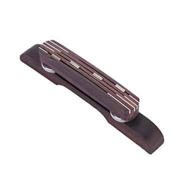 Imagem de LiebeWH Ponte de Bandolim, Acessório Ajustável de jacarandá, Design Leve, Altura Ajustável, Adequado para Bandolins de Quatro Cordas