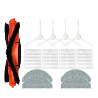 Imagem de Main Side Brush Cover HEPA Filter Mop Compatible With Xiaomi S20 / D106 Cleaner Robot Vacuum Cleaner Replacement Parts Accessories(013)
