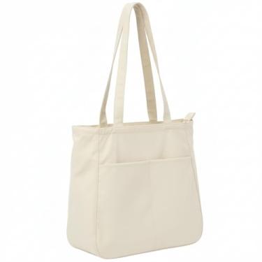 Imagem de Lily queen Bolsa feminina leve de ombro com zíper e bolsos de viagem, Começar, Medium