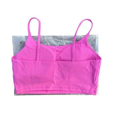 Imagem de Top De Treino Feminino Em Cor Sólida, Sutiã Esportivo Para Academia E 