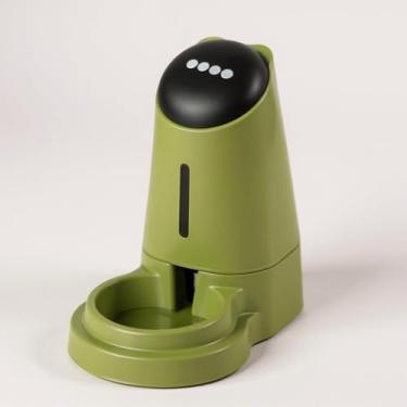 Imagem de Bebedouro Automático para Cães e Gatos 3,5L Antiderrapante Reservatório Grande Fácil de Limpar Pet(Verde)