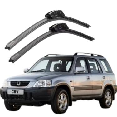 Imagem de TIGER AUTO - JOGO PALHETA PARABRISA DIANTEIRO/TRASEIRO EM SILICONE PARA USO EM HONDA CRV 1995>2001