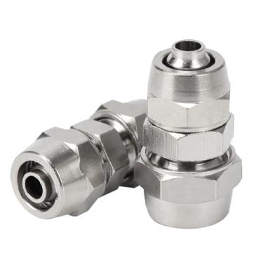 Imagem de Conexões pneumáticas Conector rápido de revestimento de cobre reto PG6-4 8-6 12-6 12-10 mm 30 peças (PG10-6)