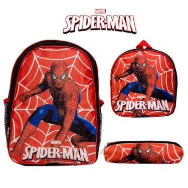 Imagem de Mochila Menino Escolar Juvenil Spider Man Herói Marvel TN - TOYS 2U