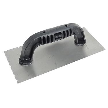 Imagem de Pá de pedreiro entalhado para pisos e azulejos 9 X 4 1/8 X 1/8 X 7/16 V