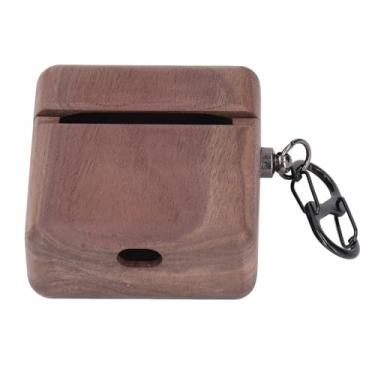 Imagem de aqxreight Capa de Proteção para Fones de Ouvido, Capa de Madeira, Forro de Microfibra, Feita à Mão, Resistente a Quedas, Sem Fio, Protetora contra Choques Durante o Uso, Sua é Protegida contra