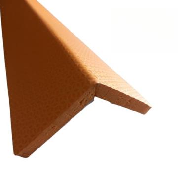 Imagem de Kit 2 Protetor de quina Cantoneira 50xcm 10mm autocolante protetor quina(Laranja)