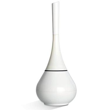 Imagem de Conjunto de Escova Vasco e Suporte para Limpeza Banheiro com Cerdas Projetado Economizar Espaço Úteis PP Completa Base Ventilada