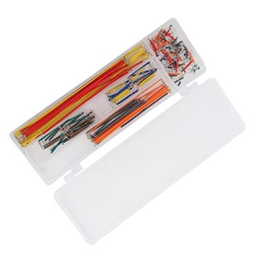 Imagem de Luqeeg Caixa de Kit de Fio de Cabo Jumper de Placa de Ensaio de 140pcs, Conjunto de Fio de Jumper de Placa de Ensaio Perfeito para Projeto de Escudo DIY, Conveniente para Armazenamento e Organização