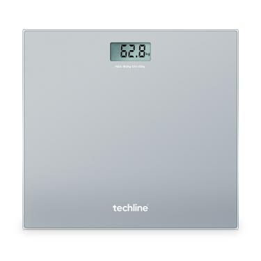 Imagem de Balança Digital de Vidro Prata 180kg TECSILVER