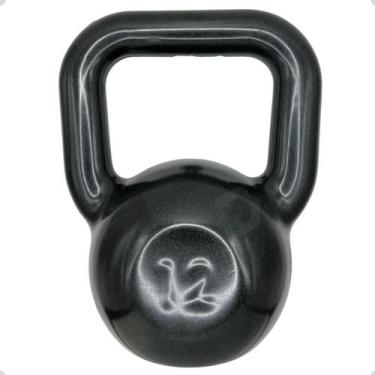 Imagem de Kettlebell Emborrachado Treinamento Funcional - 12 Kg - Fundição Fundm
