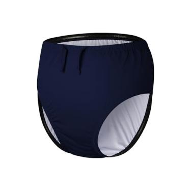 Imagem de SPOFOR Fraldas de natação reutilizáveis para adultos para incontinência com necessidades especiais, roupa de banho, impermeável, à prova de vazamento, capas de fraldas unissex
