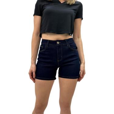 Imagem de Shorts Ouzzare Jeans com Bolsos Feminino-Feminino
